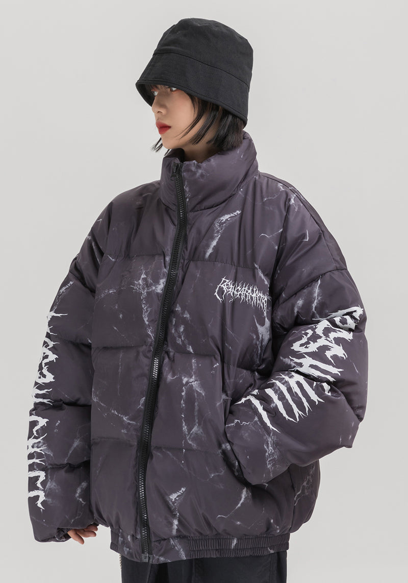 Bear Print Winter Jacket