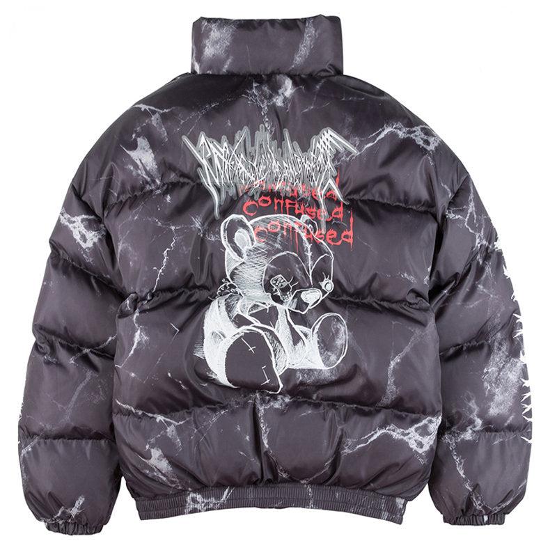 Bear Print Winter Jacket