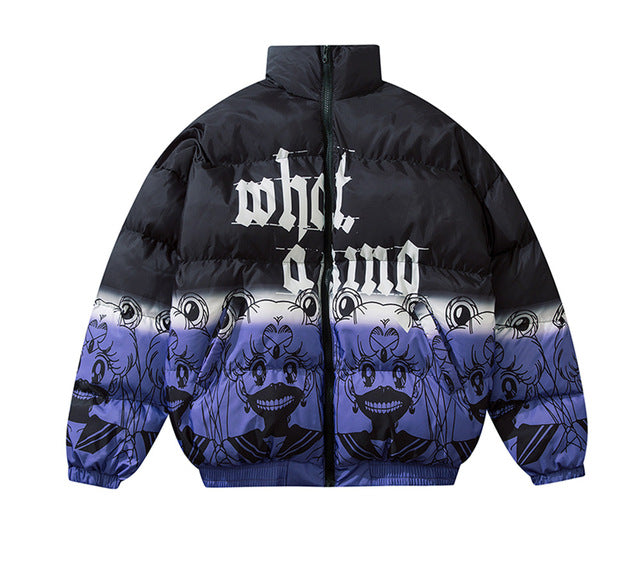 Bear Print Winter Jacket