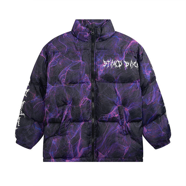 Bear Print Winter Jacket