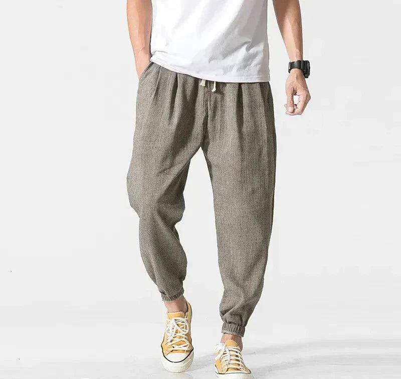 Drawstring Casual Pants