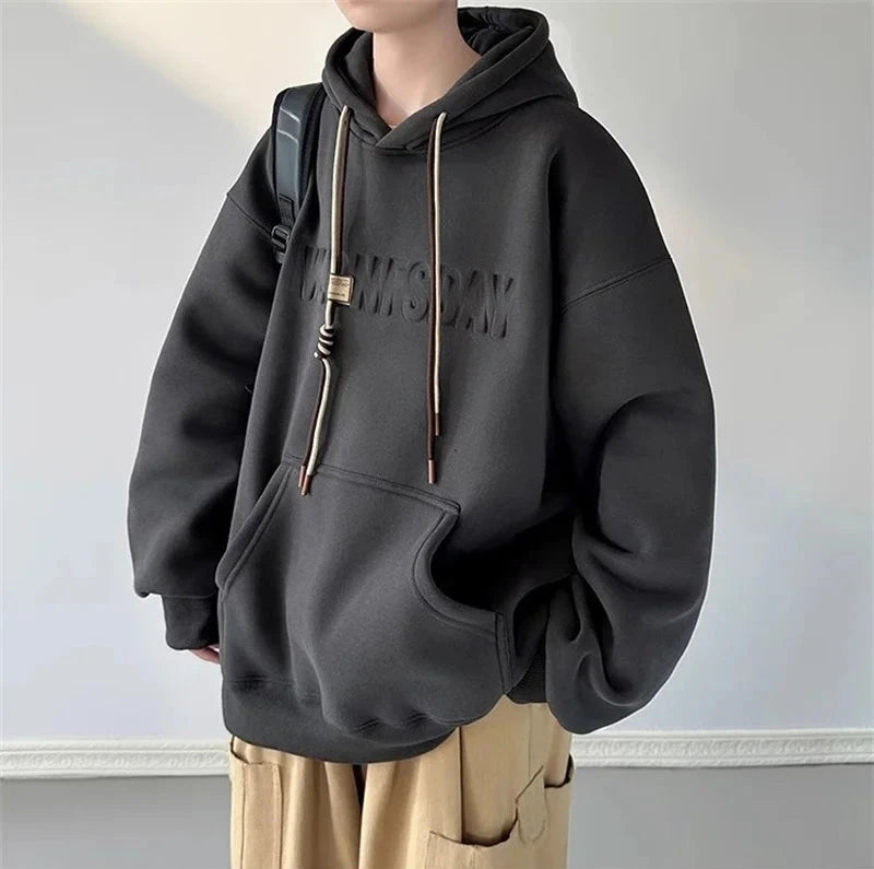 Men's Embossed Hoodie