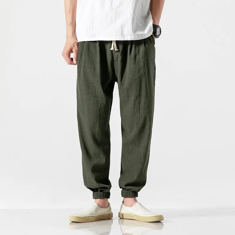 Drawstring Casual Pants