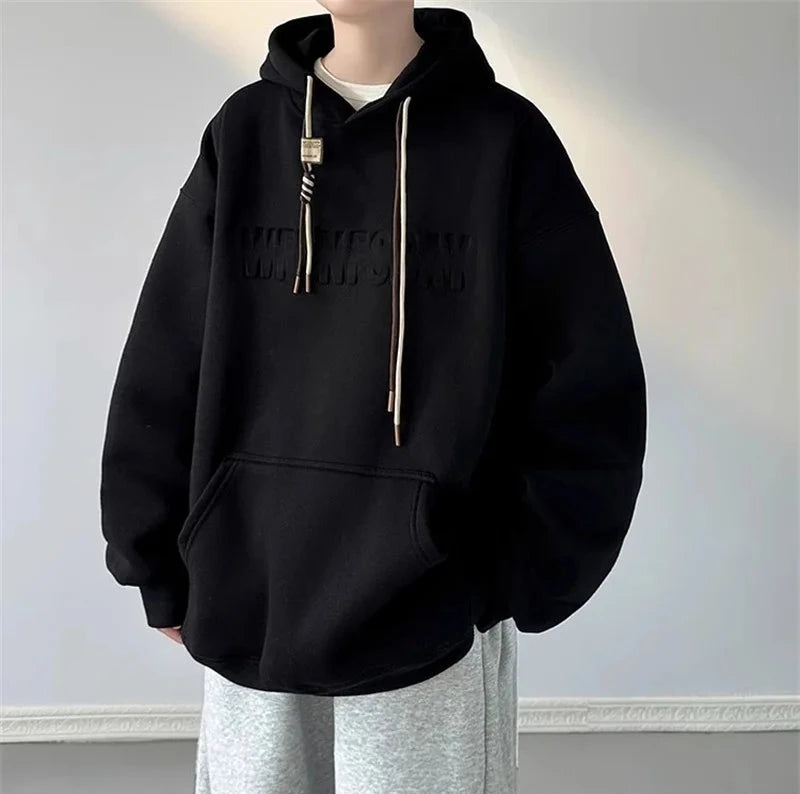 Men's Embossed Hoodie