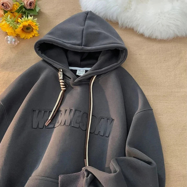 Men's Embossed Hoodie