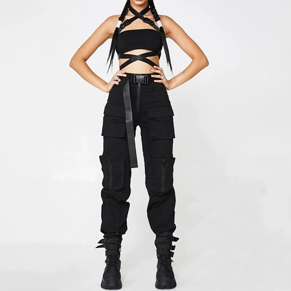 Women's Black Harem Pants