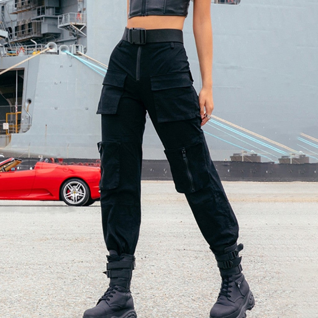 Women's Black Harem Pants