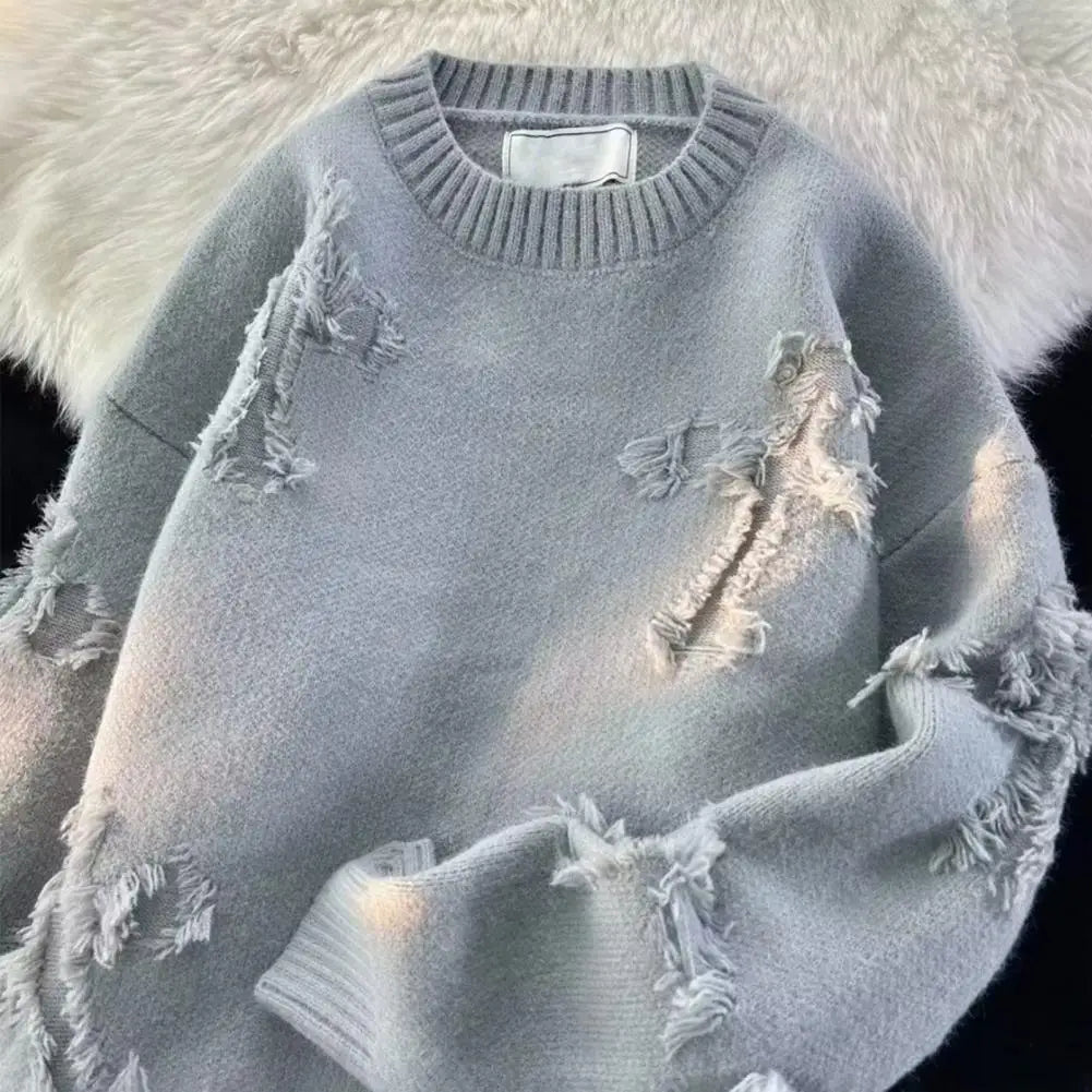 Men's Ripped Sweater